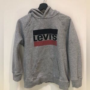 Levi's Gray Hoodie with Black and Red Logo